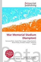 Lambert M. Surhone (U. A.) | War Memorial Stadium (Hampton) | Taschenbuch (2026)