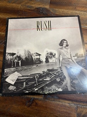 Rush Permanent Waves Vinyl LP (1980) Original Mercury SRM-1-4001 VG+ Disc