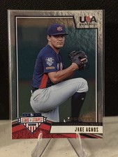 2019 Panini USA Baseball Stars & Stripes - Jake Agnos #25 Longevity (RC)