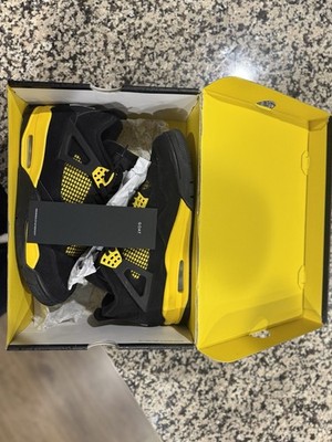 Jordan Air Jordan 4 Retro Thunder Black Yellow DH6927-017 Mid Top Men