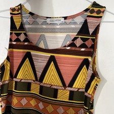 SHK Mode African style M dress, sleeveless wrap style FAST POST UK 95% cotton