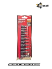 Husky 1/4 and 3/8 in. Drive Torx Bit Socket Set (11-Piece) HTXBS11PCSR