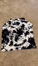 Moody Park Baby Car Seat Cover Nursing Black  White