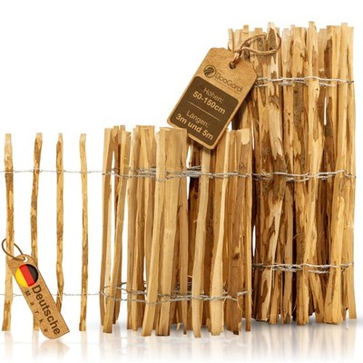 Staketenzaun Kastanien Zaun Holz Haselnuss Latten Garten Zaun Roll Zäune Tor Tür
