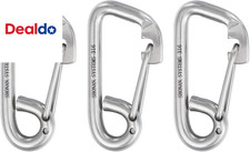 SHONAN Marine Boat Hooks, Stainless Steel Carabiner Heavy Duty Snap Hook, Rope C