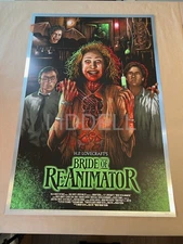 Mondo Style Print Rabalais Bride of Re-Animator Limited Edition Foil #d of 13