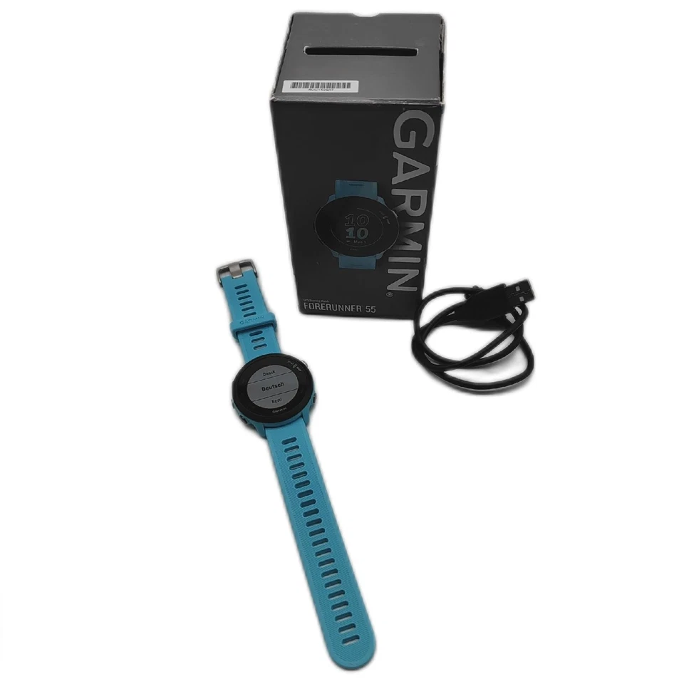 Garmin GPS Laufuhr Forerunner 55 Sportuhr GPS Uhr Always On Farbdisplay Fitness  - Bild 2 von 4