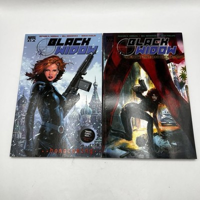 Black Widow TPB set Homecoming The Things They Say About Her 2005 Marvel Kadrey