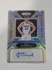 Filip Petrusev - 2023-24 Panini Prizm Sensational Signatures AUTO RC - MOJO /25