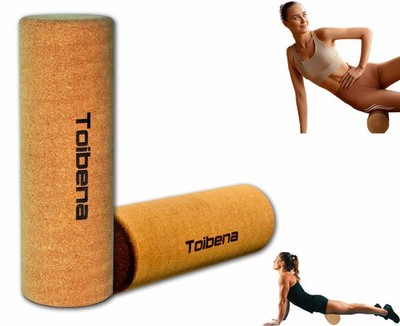 Foam Roller Physical Therapy/Natural Eco-Friendly Cork Roller/High-Density de...