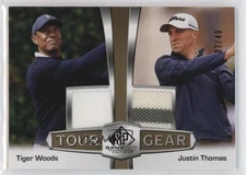2024 SP Game Used Tour Gear Combos Gold /49 Tiger Woods Justin Thomas #TG2-WT