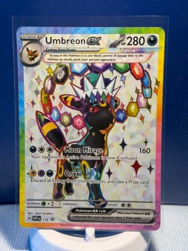 Umbreon ex Prismatic Evolutions Special Illustration Rare🔥OPEN TO ALL OFFERS👍