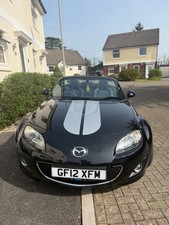 Mazda MX5 2.0i Sport Tech In  Brilliant Black with Graphite Grey. Reversing Cam