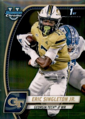 2024 Bowman University Chrome #71 Eric Singleton Jr.