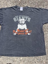 Who let The Dogs Out Sf Giants Shirt XL