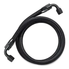 6AN Fuel Line Kit CPE, 3FT Assembled AN6 Braided Fuel Line with 3ft(90°+90°)