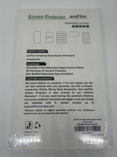amFilm Tempered Glass Screen Protector for Nintendo Switch 3- Pack 9H Hard Clear