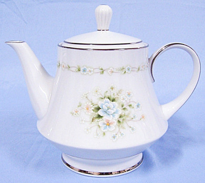 RARE! Noritake Contemporary ''POETRY 2997''  TEA POT + LID, Porcelain, Philippines
