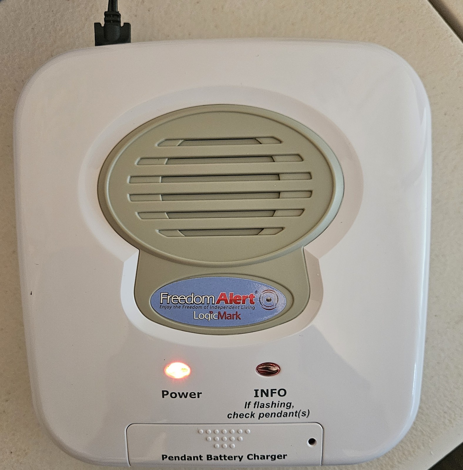 LogicMark Freedom Alert Fall Emergency System 35511 - Open Box - No Batteries