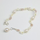 bracelet en perles d'eau douce perle de culture perles en verre 2518