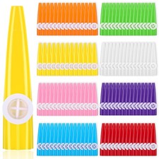 Fiada 144 Pcs Plastic Kazoo Bulk for Kids Adults Musical Instruments with...