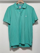 Large Mens L Brooks Brothers 1818 performance polo Slim Fit 100 cotton teal