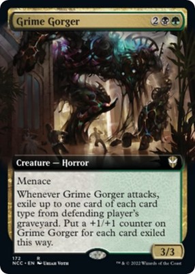 Magic Grime Gorger (Extended Art) NCC 172 NM