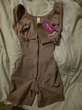 New Snatched Body Post Surgery Shapewear W/Bra Nude Size S