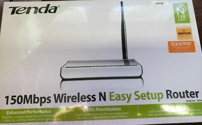 NEW Tenda W316R-4 Port Single Antenna Wireless-N Router Easy Setup Sealed