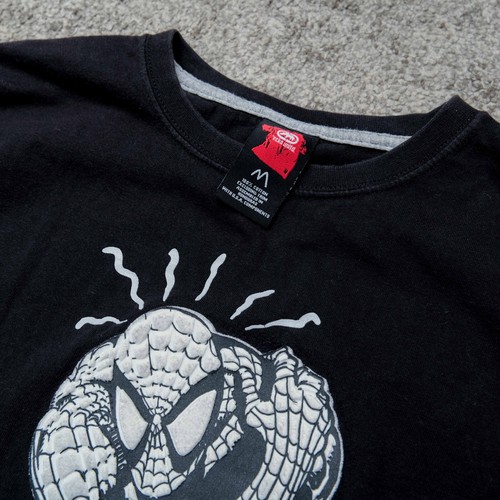 Vintage Spider Man Ecko Unltd. Black Rhino Exhibit 1972 Shirt Marvel M Cotton - Picture 2 of 5
