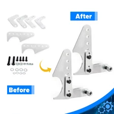 Adjustable Coil Over Coilover Shock Mount Kit Lower Brackets For 3" Axle Tubes