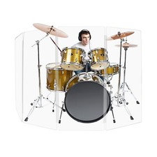 Acrylic Drum Shield Drum Screen DS1 L Four Panels 2' x 4' with Living Hinges
