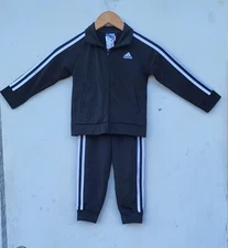 Adidas Toddler Boys Tricot Jacket and Jogger Pants (2-Piece Set) - Size: 3T
