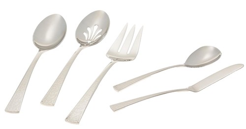 Gorham Quintette, Stainless Steel Flatware: Meat Serving Fork, 8 1/2 - Dishes Encore