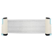 Jusqu'à 2" Rétractable Ping Pong Net, Portable pour Toute Table, Bleu Blanc