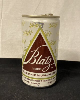 Vintage BLATZ Beer Can empty 12 fl oz Milwaukee Wisconsin G