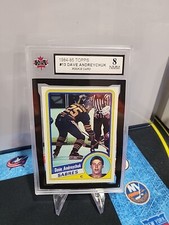 1984-85 TOPS #13 DAVE ANDREYCHUK ROOKIE CARD KSA 8 NMM. rookie card picture