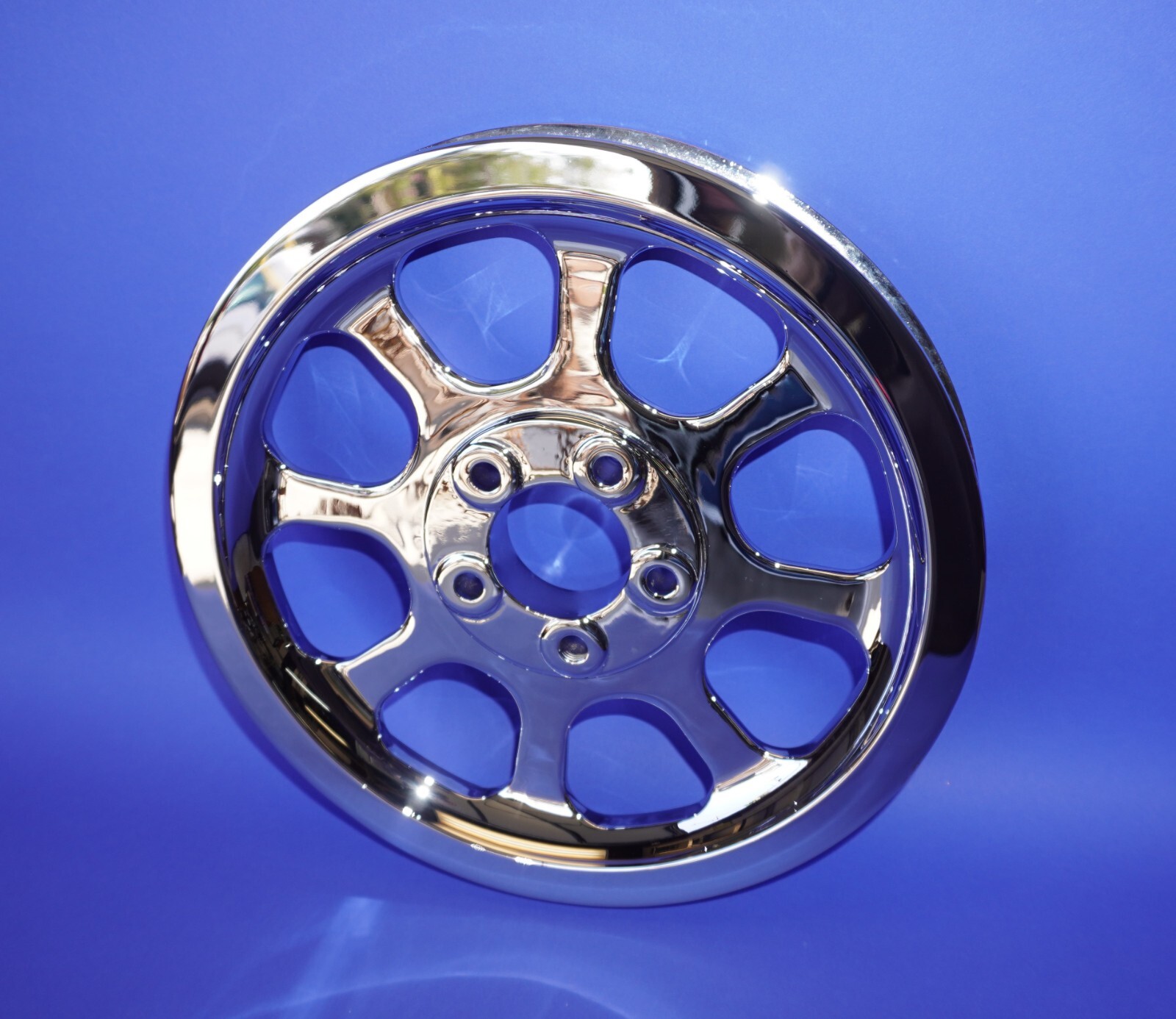 HARLEY DEUCE REAR WHEEL CHROME EXCHANGE PROGRAM WITH NEW BEARINGS