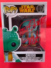PAUL BLAKE signed Autogramm Funko Pop STAR WARS in Person autograph ACOA GREEDO