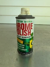 Vintage 1983 TURTLE WAX Chrome Polish and Rust Remover 7 fl oz Can Original #31