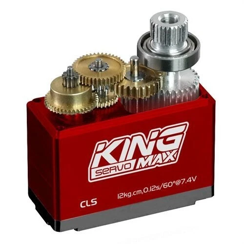 KingMax Coreless Micro Servo, KM2612MDHV-26g 12kg.cm torque mini digital servo - Image 2 of 4