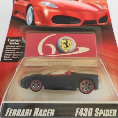HOT WHEELS 2007 FERRARI RACER #8 F430 SPIDER BLACK | eBay