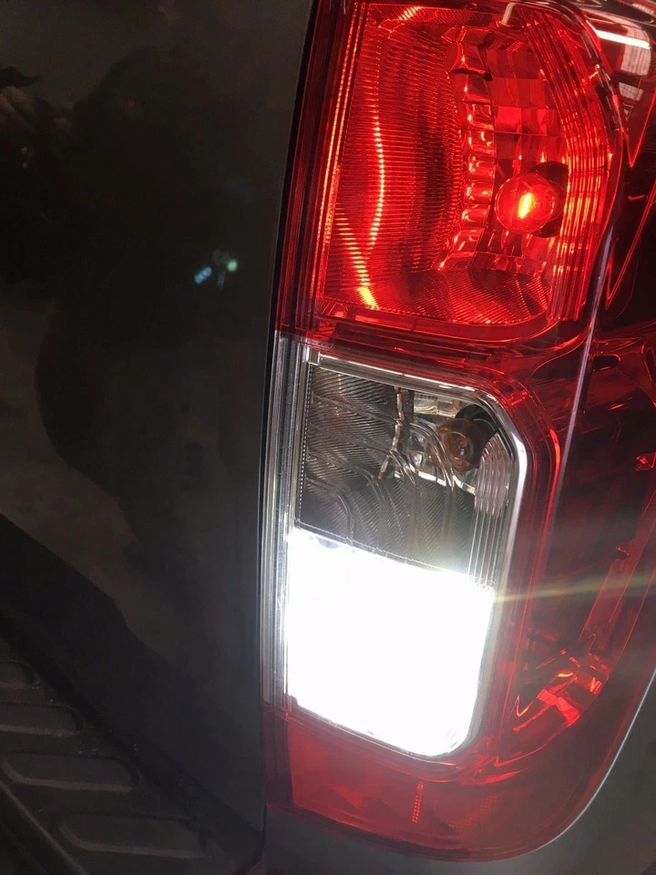 Ford Transit Custom Upgrade Reverse LED Bulbs Ba15s 300% Bright White Free Error — 第 2/2 张图片