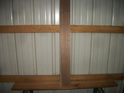 1PC WALNUT LUMBER WOOD KILN DRIED BOARD 38 15/16''X 4 5/16''X 15/16'' LOT 758Z FLAT