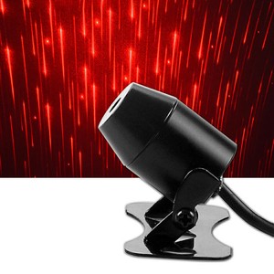 Usb Meteor Star Red Led Car Ambient Ceiling Light Interior Galaxy