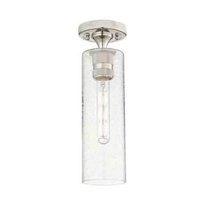 Innovations Lighting Crown Point 1-Lt 12'' Flush, PN/SG - 434-1F-PN-G434-12SDY