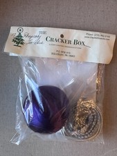 The Cracker Box Golden Oldie Purple Rhapsody In Blue Christmas NIP Ornament Kit