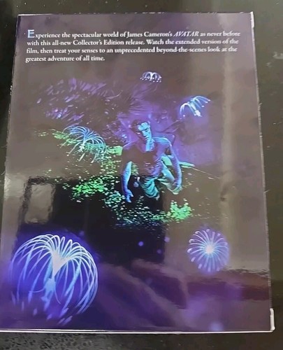 Avatar Extended Collector's Edition (Blu-Ray, 2009) Embossed Tin Aus Excl VGC - Picture 6 of 17