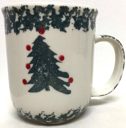 FOLK CRAFT WINTER WONDERLAND BY TIENSHAN COFFEE TEA HOT CHOCOLATE MUG CHRISTMAS