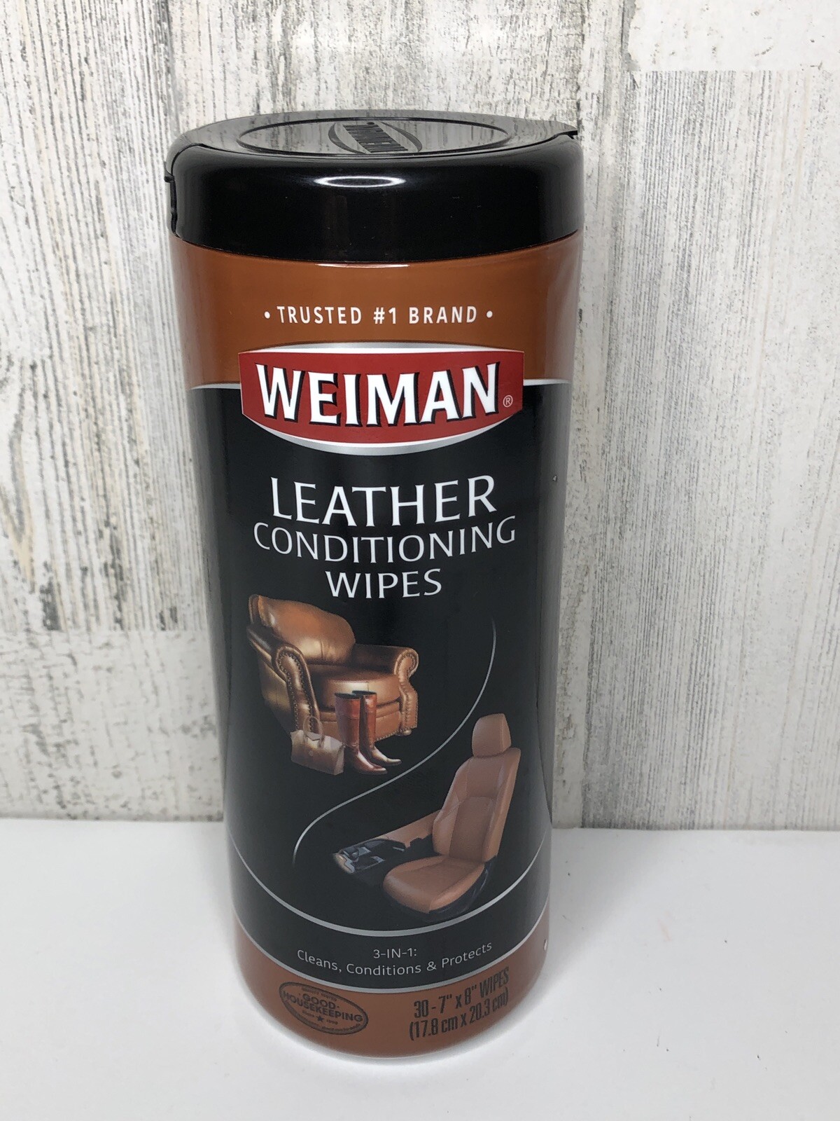 Weiman Leather Conditioning Wipes Furniture Car Seats Shoes Cleaner Polish 30 ct eBay